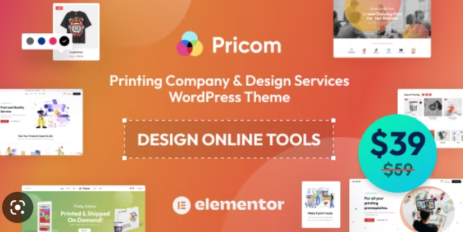 Pricom WordPress theme Nulled