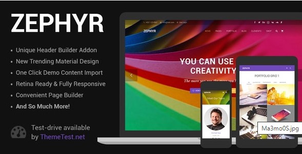 Zephyr Material Design Theme