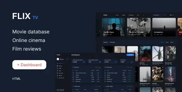 FlixTV–Movies-TV-Shows-Online-cinema-HTML-Template-Nulled