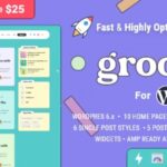 Groovy Nulled Modern & Lightweight Blog for WordPress Free Download