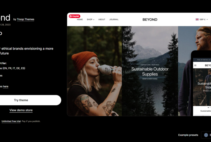 Beyond Shopify Theme