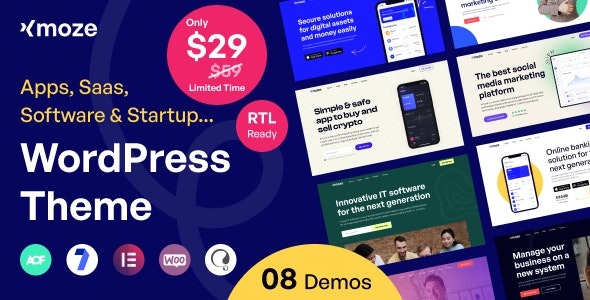 Xmoze-Saas-Software-Startup-WordPress-Nulled